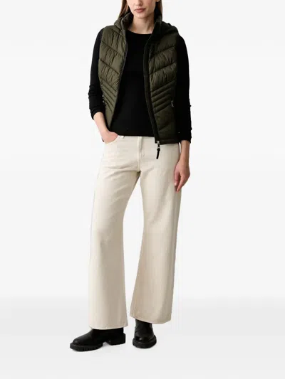 Dkny 퀼팅 후드 베스트 In Multi