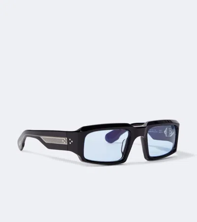 Jacques Marie Mage Apollo Rectangular Sunglasses In Black