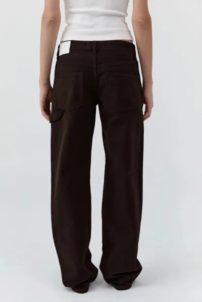 St Agni Belt Loop Jeans In Brown