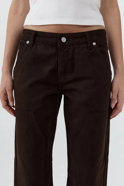 St Agni Belt Loop Jeans In Brown