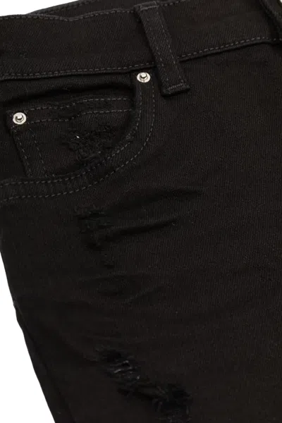 Amiri Belt Loop Jeans In Black