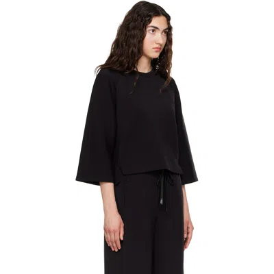 Weekend Max Mara Black Vasto Sweatshirt In Black