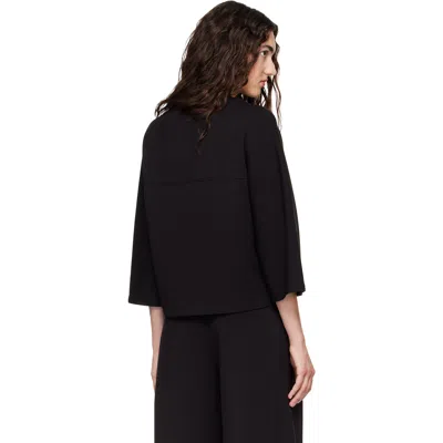 Weekend Max Mara Black Vasto Sweatshirt In Black