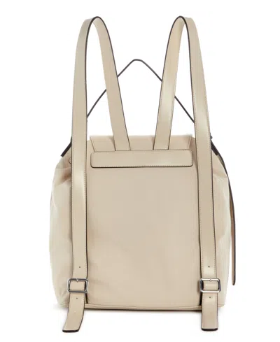 Guess Sage Medium Flap Backpack Messenger In Stone