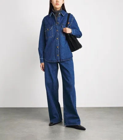Blazé Milano Nariida Java Wide Jeans In Blue