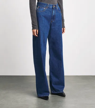 Blazé Milano Nariida Java Wide Jeans In Blue