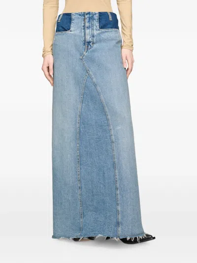 Maison Margiela Patchwork Maxi Skirt In Multi