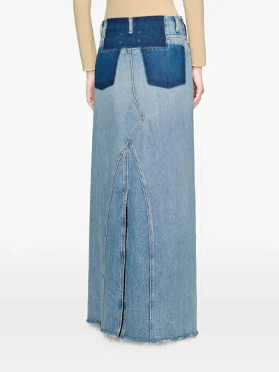 Maison Margiela Patchwork Maxi Skirt In Multi