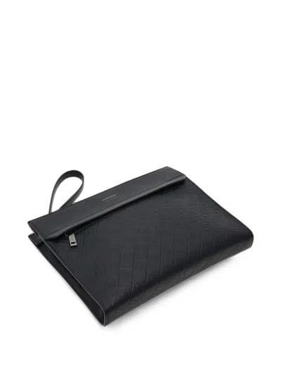 Ferragamo Monogram Pouch In Black
