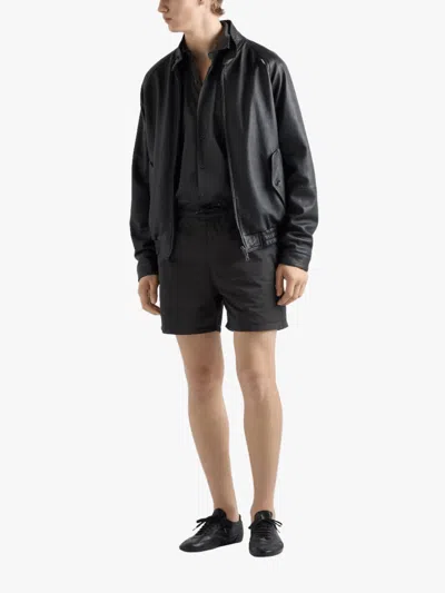 Prada Belt Loop Shorts In Multi