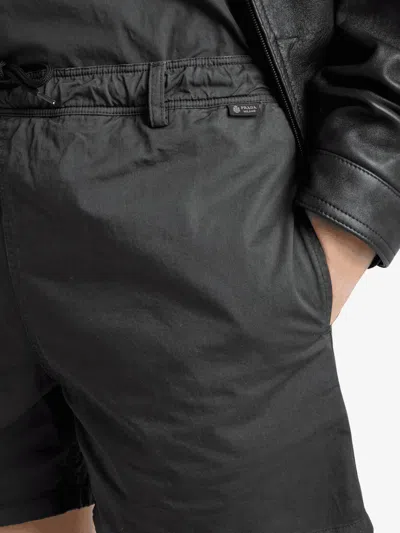 Prada Belt Loop Shorts In Multi