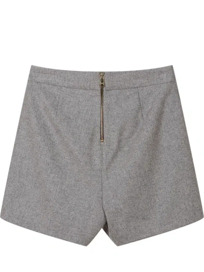Balmain Zippered Shorts In Multi
