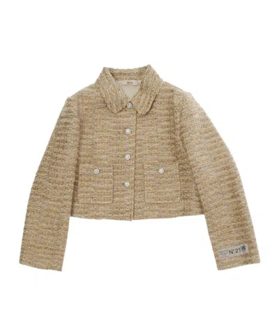 N°21 Long-sleeve Single-breasted Jacket In Multi