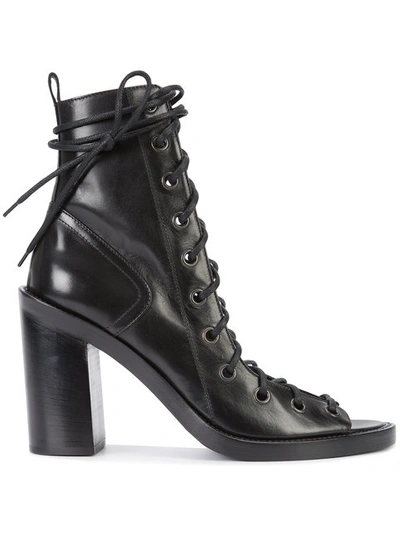 Shop Ann Demeulemeester Lace-up Sandals