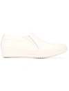 RICK OWENS slip-on trainers,RUBBER100%