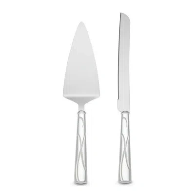Lenox Serveware, Adorn Cake Knife & Server In Silver