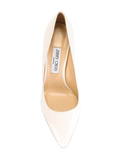 Shop Jimmy Choo Romy 100 Pumps - Neutrals