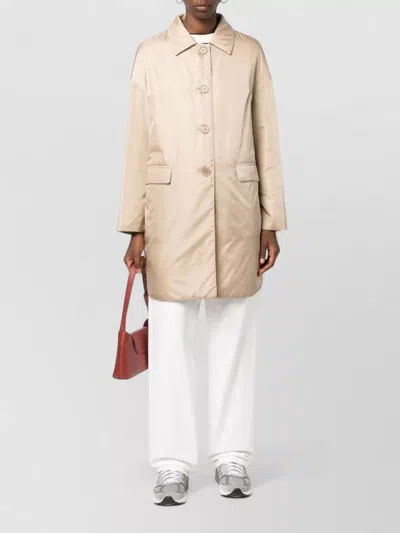 Aspesi Casual Long Sleeve Notched Collar Jacket In Neutral