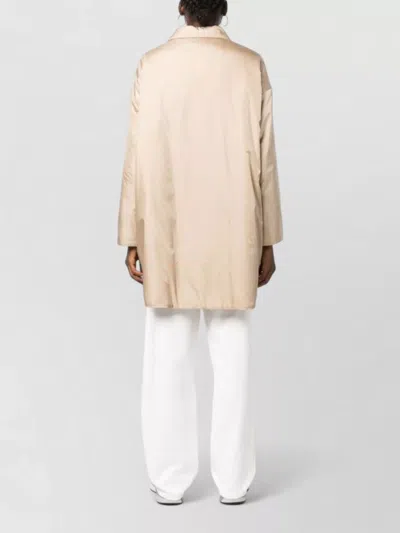 Aspesi Casual Long Sleeve Notched Collar Jacket In Neutral