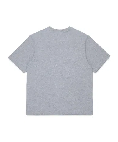 Dsquared2 T-shirt With Embroidered Front Logo In Gray