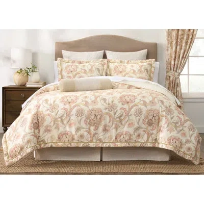 Rose Tree Eden Floral 4 Piece Queen Comforter Set In Multi