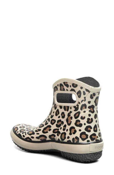 Bogs Patch Ankle Leopard Rain Boot In Multi