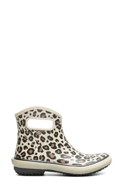 Bogs Patch Ankle Leopard Rain Boot In Multi