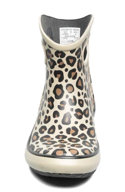 Bogs Patch Ankle Leopard Rain Boot In Multi