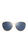 DIOR Siderall 2 Round Sunglasses, 56mm,1410818ROSEGOLD/BLUE