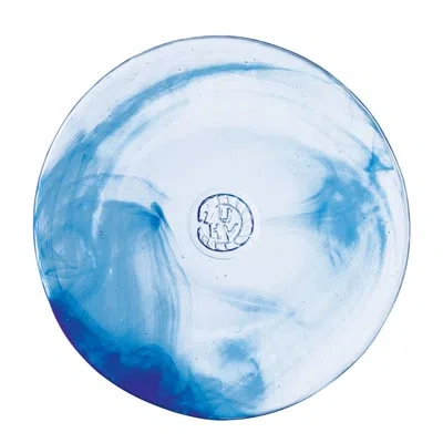 Kosta Boda Mine Side Plate In Blue