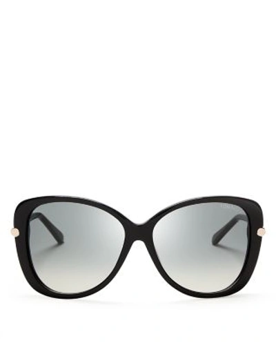 Tom Ford Women's Linda Oversized Sunglasses, 59mm In Black/gray Gradient