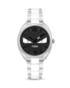 FENDI Momento Bug Stainless Steel Watch, 34mm,1576485BLACK