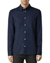 Allsaints Redondo Slim Fit Button-down Shirt In Ink