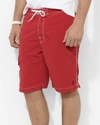 Polo Ralph Lauren Men's 8.5" Kailua Swim Trunks In Red