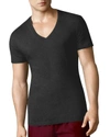 Polo Ralph Lauren Classic Cotton V Neck 3-pack Undershirt In Black Grey Asst