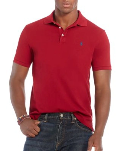 Shop Polo Ralph Lauren Stretch Mesh Classic Fit Polo Shirt In Red