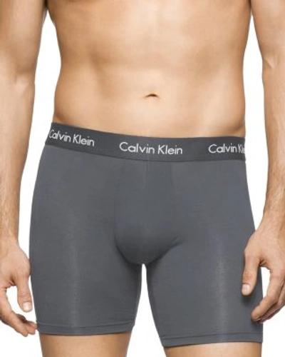 Shop Calvin Klein Body Modal Boxer Briefs In Mink