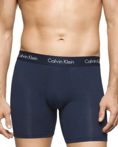 Shop Calvin Klein Body Modal Boxer Briefs In Blue Shadow
