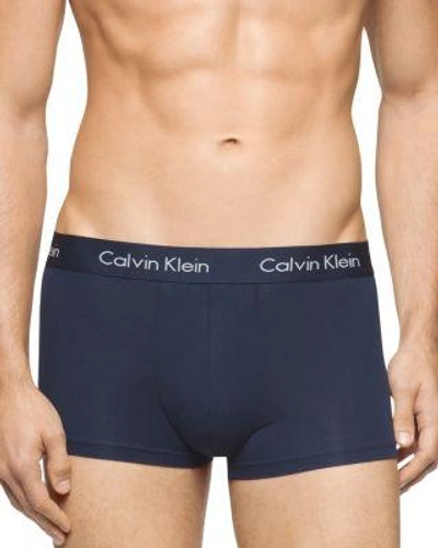 Shop Calvin Klein Body Modal Trunks In Blue Shadow