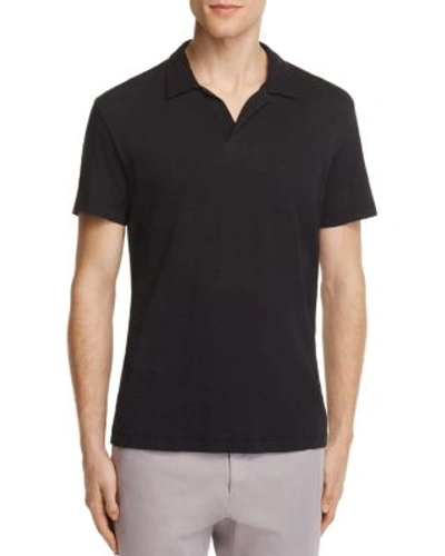 Shop Theory Willem Nebulous Slim Fit Polo Shirt In Black