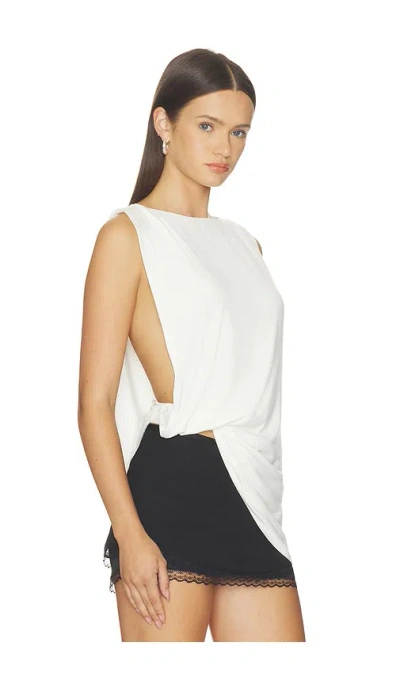 Superdown Caprice Asymmetrical Top In White