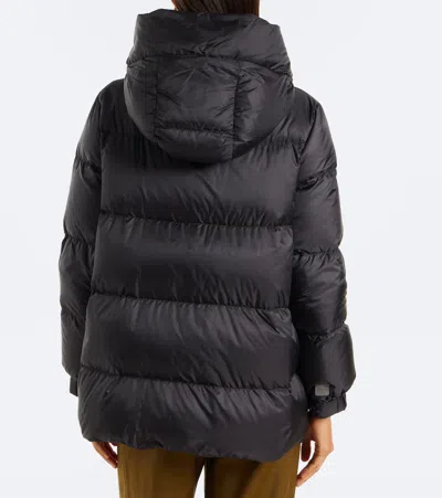 Max Mara Technical Down Jacket In Schwarz
