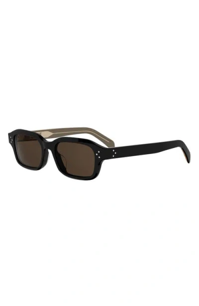 Celine 3 Dots 52mm Rectangle Sunglasses In Multi