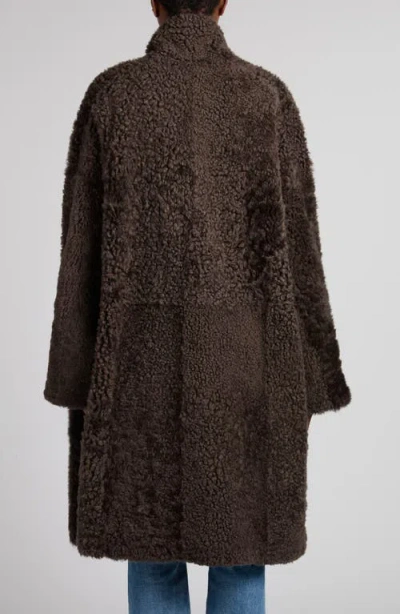 Tom Ford Cashmere Cocoon Jacket Oversized Patchwork Texture In Brown
