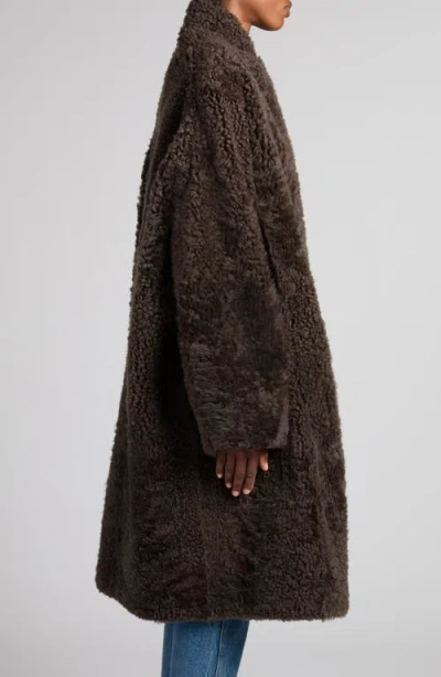 Tom Ford Cashmere Cocoon Jacket Oversized Patchwork Texture In Brown