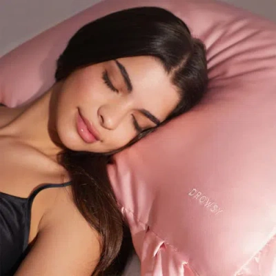Drowsy Silk Pillowcase In Pink