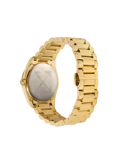 Off-white Crossing Watch In Gold
