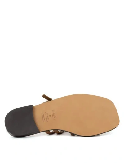 Bobbies Isys Flat Sandals In Brown