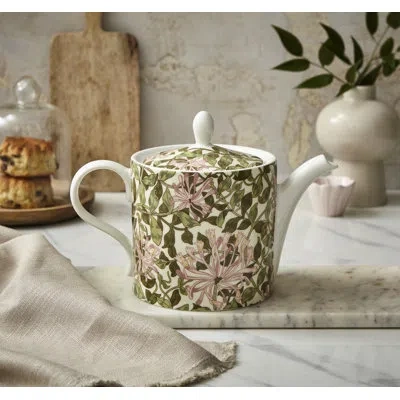 Spode Morris & Co Teapot For Two In Green