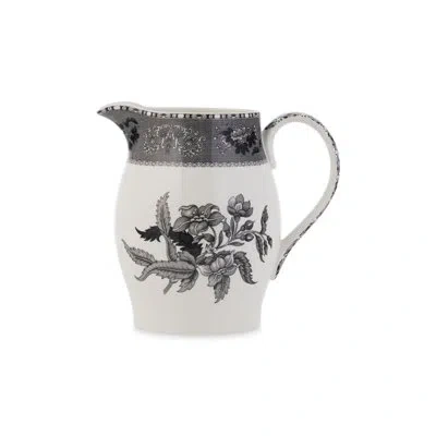 Spode Heritage 3.5-pt Pitcher In Black;white